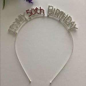 Women’s It’s My 50th Birthday Pink Rhinestone Tiara Headband NEW